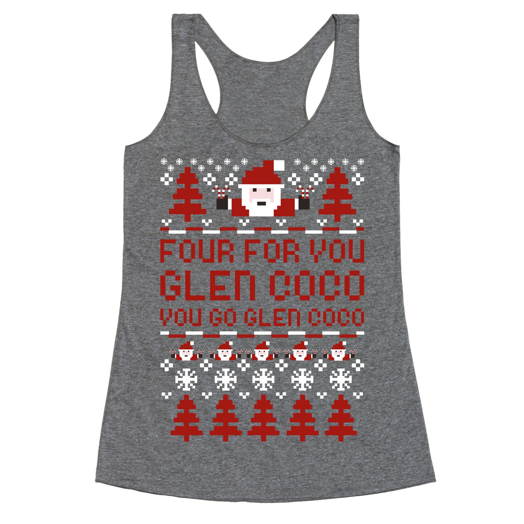 Ugly Sweater Glen Coco Racerback Tank